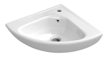 VILLEROY & BOCH O.NOVO umývátko rohové 41,5 cm, s otvorem pro baterii a přepadem