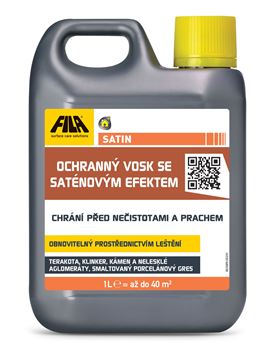 FILA SATIN ochranný vosk se saténovým efektem 1 l, mléčně bílá