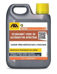FILA SATIN ochranný vosk se saténovým efektem 1 l, mléčně bílá