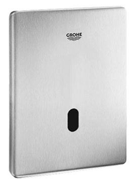 GROHE TECTRON SKATE senzorový splachovač pisoárů, napájení ze sítě, kartáčovaný nerez