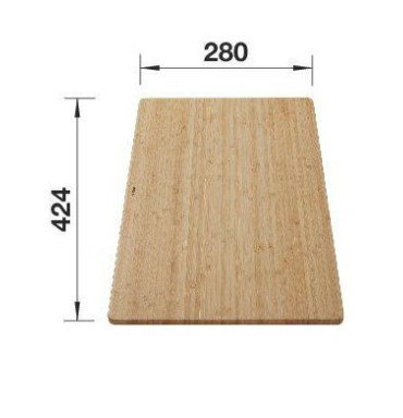 BLANCO krájecí deska, bambus 239449 Technický nákres