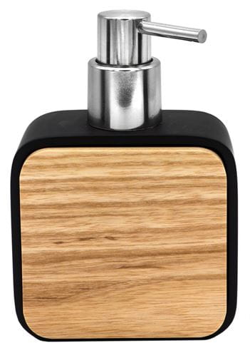 RIDDER AMARA dávkovač tekutého mýdla 180 ml, polyresin, černá/bambus 2244510 Obrázek - Hlavní obrázek