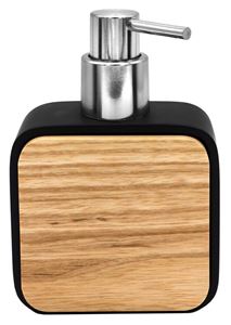 RIDDER AMARA dávkovač tekutého mýdla 180 ml, polyresin, černá/bambus