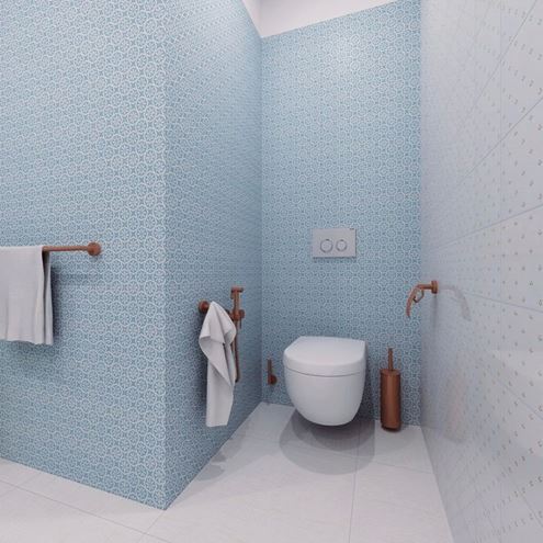 BEMETA AMBER WC štětka, měděná zlatá 155313067 Obrázek - fotka