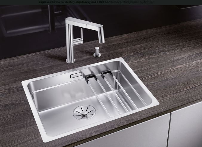 BLANCO ETAGON 500-IF nerezový dřez 540x440 mm 521840 Obrázek - fotka