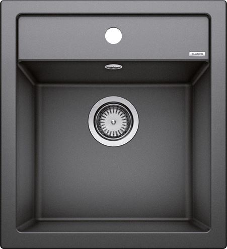 BLANCO DALAGO 45 granitový dřez 465x510 mm, otvor pro baterii, excentrické ovládání, antracit 517156 Obrázek - Hlavní obrázek