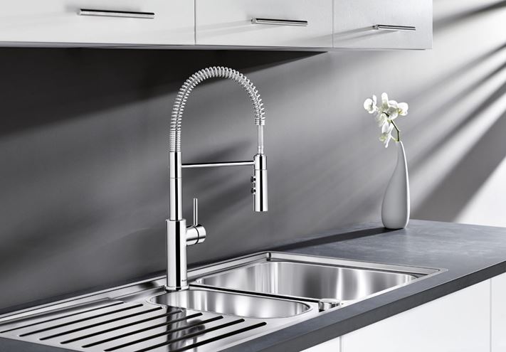 BLANCO CATRIS-S dřezová baterie, s flexi ramínkem a sprškou, chrom 521476 Obrázek - fotka