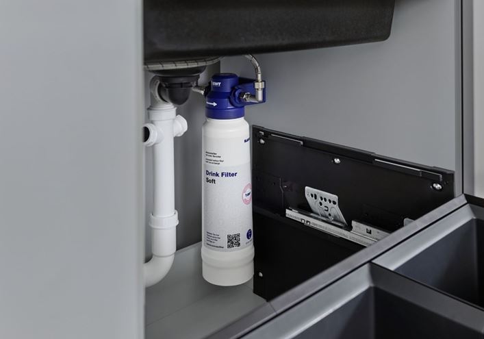 BLANCO FONTAS II dřezová baterie, s filtrační funkcí, nerez 523129 Obrázek - fotka