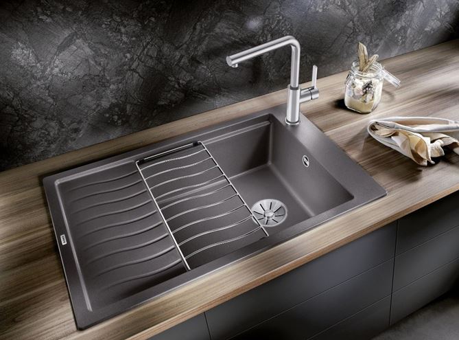 BLANCO ELON XL 6 S granitový dřez 780x500 mm, otočný, s odkapávací mřížkou, odkapávač, antracit 524844 Obrázek - fotka