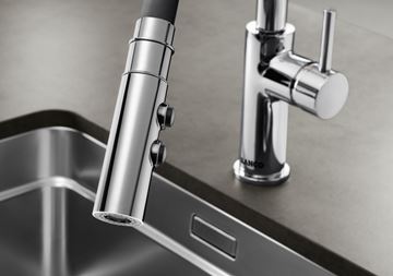 BLANCO CATRIS-S FLEXO dřezová baterie, s flexi ramínkem a sprškou, chrom 525791 Obrázek - fotka