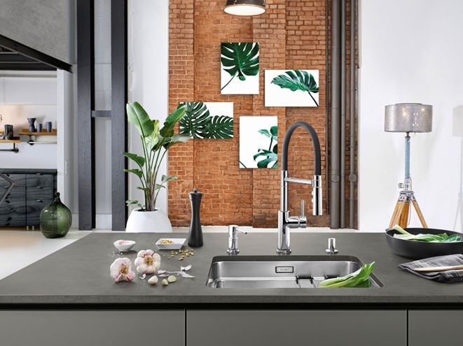 BLANCO CATRIS-S FLEXO dřezová baterie, s flexi ramínkem a sprškou, chrom 525791 Obrázek - fotka