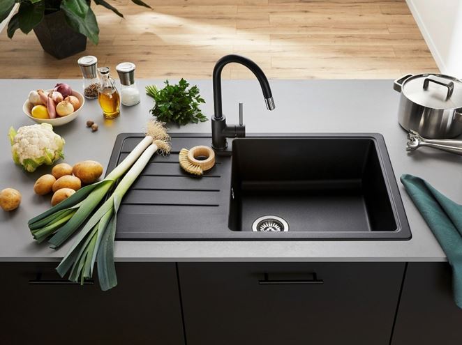 BLANCO LEGRA XL 6 S granitový dřez 860x500 mm, otočný, odkapávač, antracit 523326 Obrázek - fotka