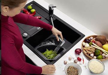 BLANCO METRA 45 S granitový dřez 780x500 mm, otočný, odkapávač, antracit 513194 Obrázek - fotka