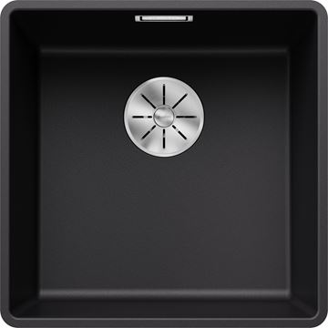 BLANCO SUBLINE 400 F granitový dřez 427x427 mm, černá