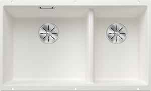 BLANCO SUBLINE 430/270 U granitový dřez, 755x460 mm, bílá