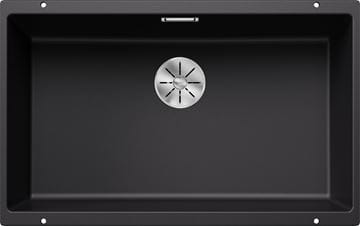 BLANCO SUBLINE 700 U granitový dřez 760x460 mm, černá