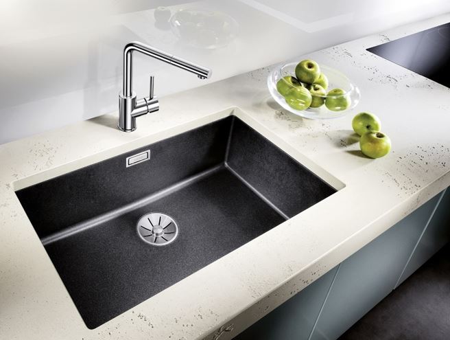 BLANCO SUBLINE 700 U granitový dřez 760x460 mm, černá 526001 Obrázek - fotka