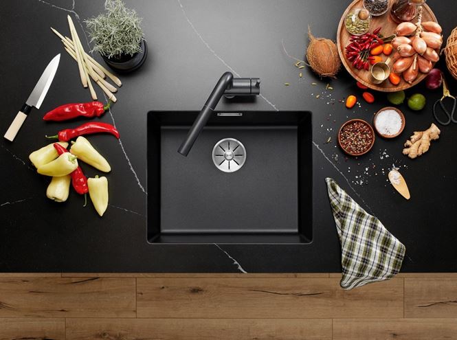BLANCO SUBLINE 500 U granitový dřez 530x460 mm, antracit 523432 Obrázek - fotka