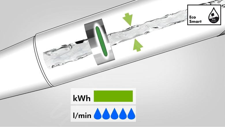 HANSGROHE VERNIS BLEND 200 1JET horní sprcha pr. 205 mm, EcoSmart, matná černá 26277670 Obrázek - fotka
