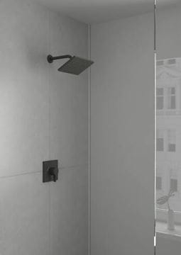 HANSGROHE VERNIS SHAPE 230 1JET horní sprcha 230x170 mm, EcoSmart, matná černá 26283670 Obrázek - fotka