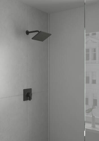 HANSGROHE VERNIS SHAPE 230 1JET horní sprcha 230x170 mm, EcoSmart, matná černá 26283670 Obrázek - fotka