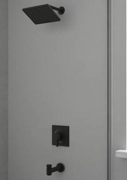 HANSGROHE VERNIS SHAPE 230 1JET horní sprcha 230x170 mm, EcoSmart, matná černá 26283670 Obrázek - fotka