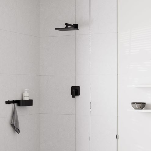 HANSGROHE VERNIS SHAPE 230 1JET horní sprcha 230x170 mm, EcoSmart, matná černá 26283670 Obrázek - fotka
