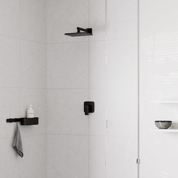 HANSGROHE VERNIS SHAPE 230 1JET horní sprcha 230x170 mm, EcoSmart, matná černá 26283670 Obrázek - fotka