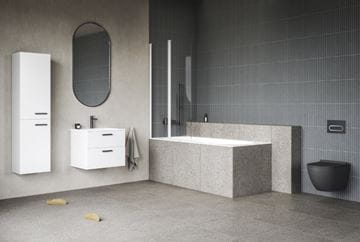 RAVAK UNI CHROME závěsné WC, RimOff splachování, černá  X01794 Obrázek - fotka