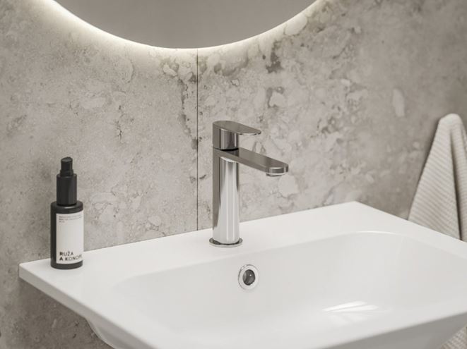 RAVAK CHROME CR II 014.00CR umyvadlová stojánková baterie, chrom X070446 Obrázek - fotka