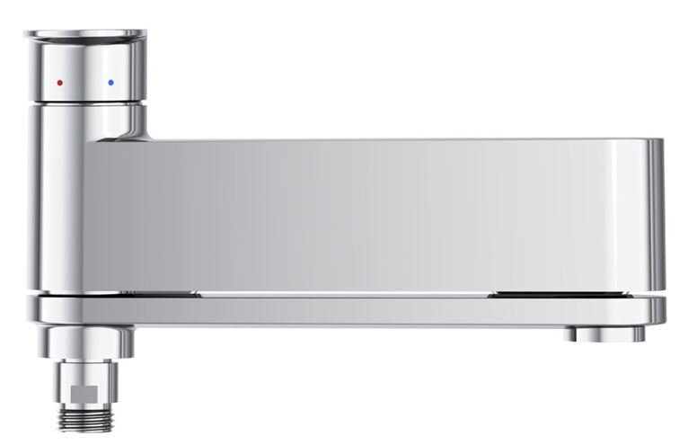 RAVAK CHROME CR II 022.00CR vanová nástěnná baterie, s přepínačem, chrom X070451 Obrázek - fotka