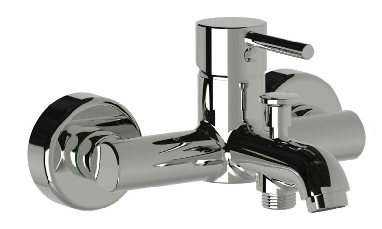JIKA MIO STYLE vanová nástěnná baterie, s přepínačem, chrom H3212F70044001 Obrázek - Hlavní obrázek
