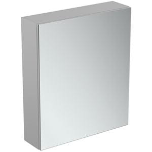IDEAL STANDARD BASIC zrcadlová skříňka 60x17x70 cm, se zvětšovacím zrcátkem, matný hliník