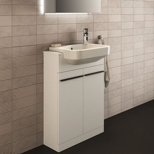 IDEAL STANDARD BASIC zrcadlová skříňka 60x17x70 cm, se zvětšovacím zrcátkem, matný hliník T3589AL Obrázek - fotka