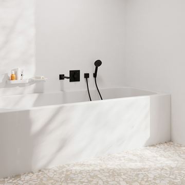 HANSGROHE DUOTURN E podomítková baterie, pro 2 spotřebiče, matná černá 75417670 Obrázek - fotka