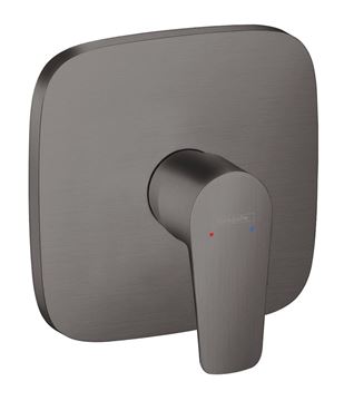 HANSGROHE TALIS E sprchová podomítková baterie, kartáčovaný černý chrom
