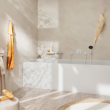HANSGROHE DUOTURN S podomítková baterie, pro 2 spotřebiče, matná bílá 75418700 Obrázek - fotka