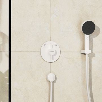HANSGROHE DUOTURN S podomítková baterie, pro 2 spotřebiče, matná bílá 75418700 Obrázek - fotka