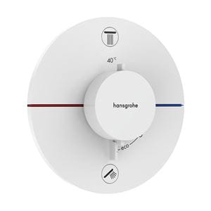 HANSGROHE SHOWERSELECT COMFORT S podomítková termostatická baterie, pro 2 spotřebiče, matná bílá