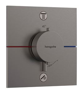 HANSGROHE SHOWERSELECT COMFORT E podomítková termostatická baterie, kartáčovaný černý chrom