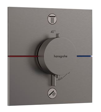 HANSGROHE SHOWERSELECT COMFORT E podomítková termostatická baterie, kartáčovaný černý chrom