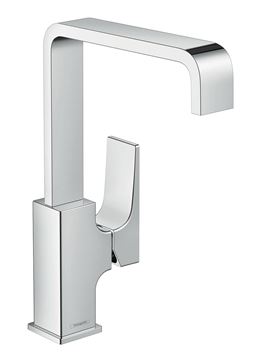 HANSGROHE METROPOL umyvadlová stojánková baterie, s odtokovou soupravou, EcoSmart, chrom