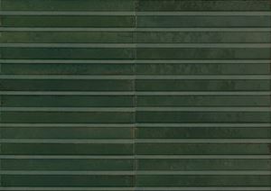MARAZZI LUME obklad 6x24 cm, struktura 3D Rake, lesk, green