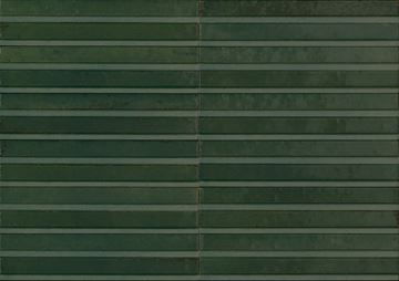 MARAZZI LUME obklad 6x24 cm, struktura 3D Rake, lesk, green