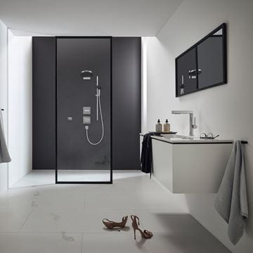 HANSGROHE FINORIS umyvadlová stojánková baterie, s vytahovací sprškou a odtokovou soupravou, EcoSmart, chrom 76063000 Obrázek - fotka