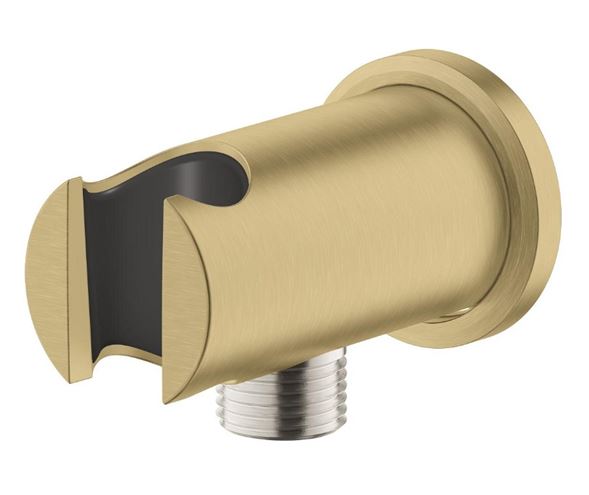 GROHE RAINSHOWER držák ruční sprchy s připojením na vodu, kartáčovaný cool sunrise 26658GN0 Obrázek - fotka