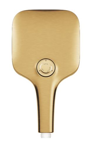 GROHE RAINSHOWER SMARTACTIVE 130 CUBE ruční sprcha 130x130 mm, 3 proudy, Water Saving, kartáčovaný cool sunrise 26582GN0 Obrázek - fotka