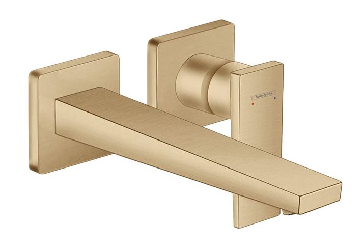 HANSGROHE METROPOL umyvadlová podomítková baterie, s odtokovou soupravou, EcoSmart, kartáčovaný bronz 32526140 Obrázek - Hlavní obrázek