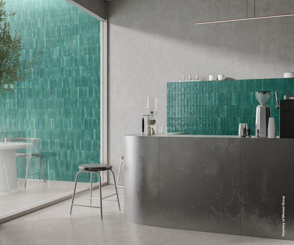MARAZZI LUME obklad 6x24 cm, lesk reliéf 3D, emerald MP9A Obrázek - fotka