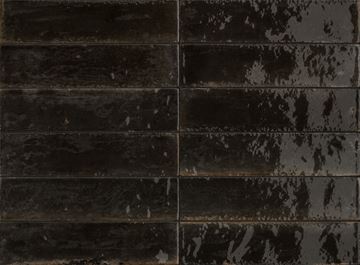 MARAZZI LUME dlažba 6x24 cm, lesk, black